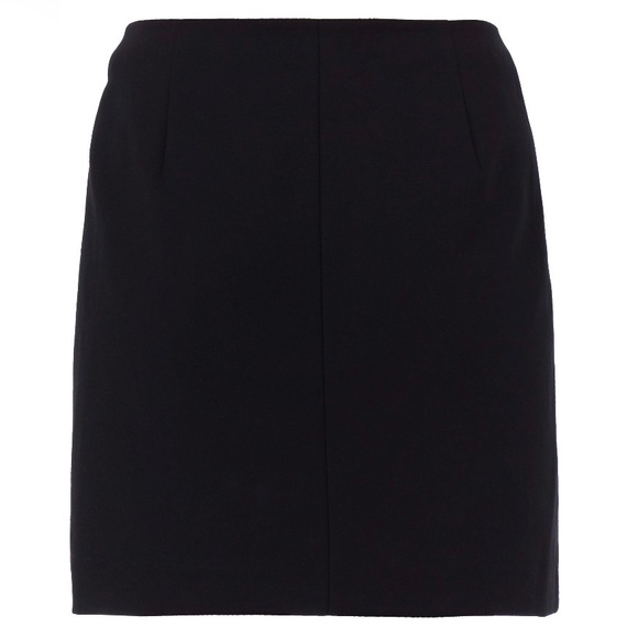 French Connection Full Zipper Front Mini Pencil Skirt in Black Size 0 - Picture 4 of 13